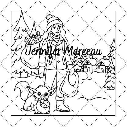 Dans la neige avec Picasaoule - Version numérique
