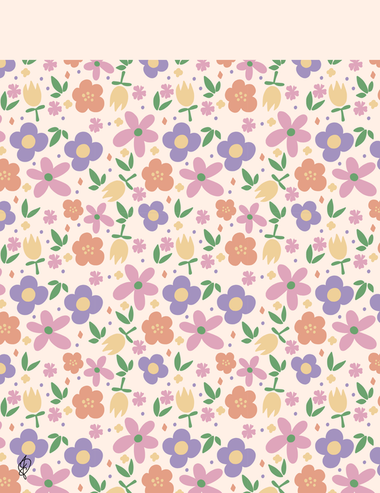 Jardin de fleurs - Fond d’écran téléphone et ordinateur