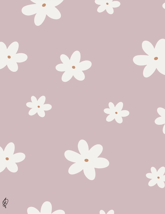 Fleurs blanches - Fond d’écran téléphone et ordinateur