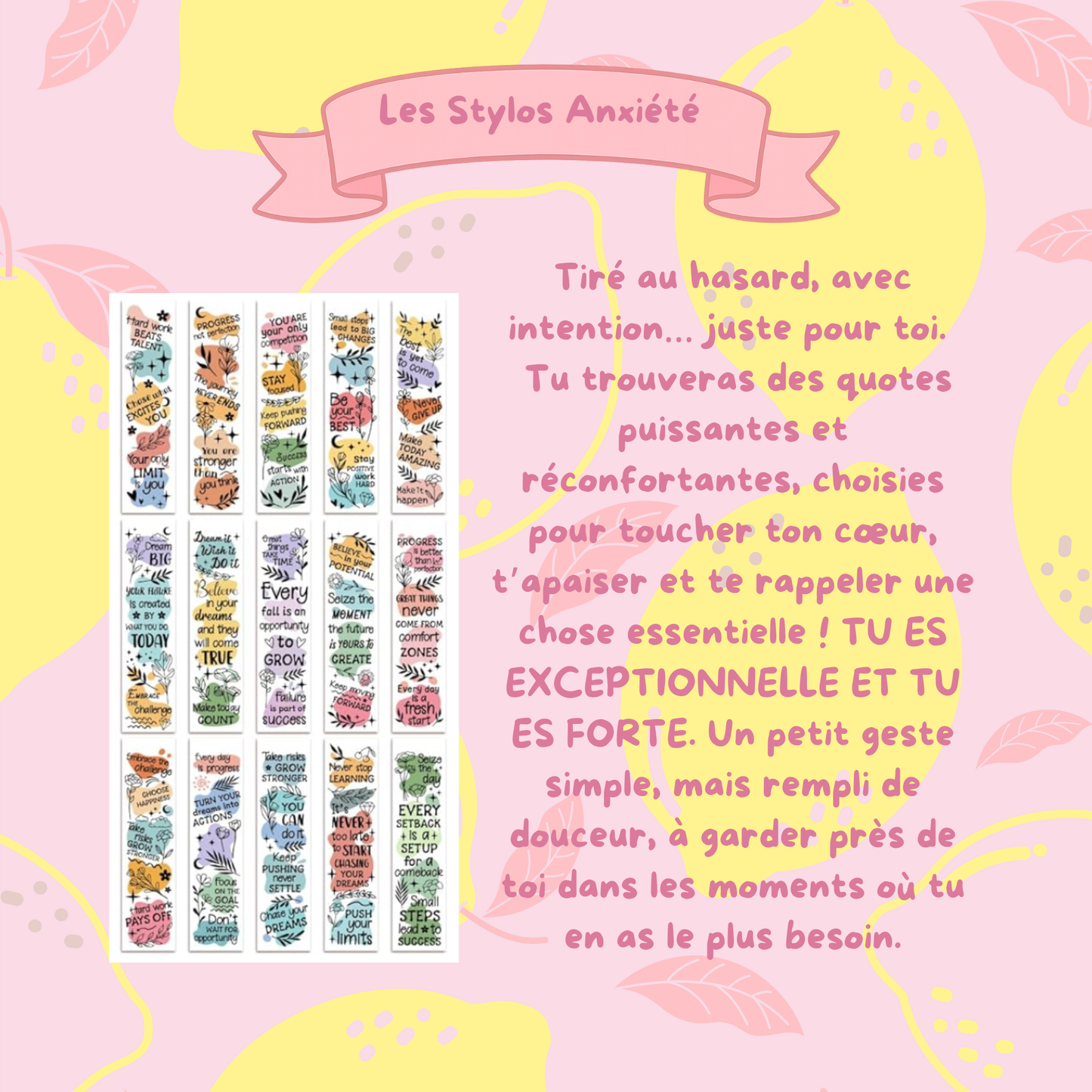 Stylo Anxiété / Motivation
