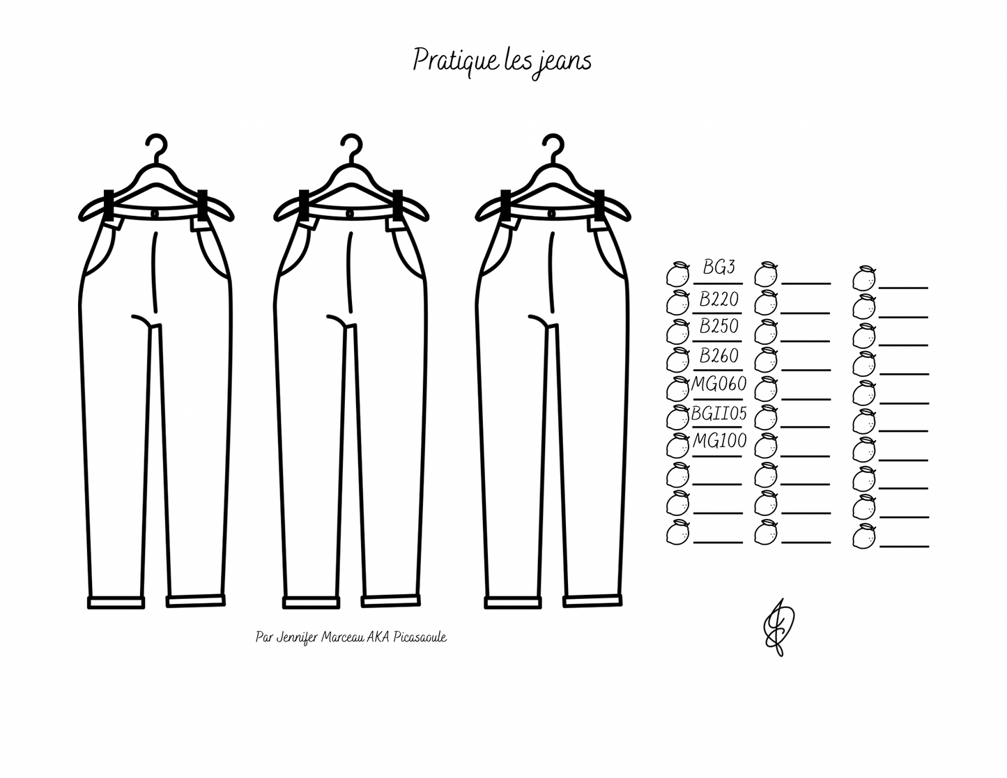 Pratique les jeans
