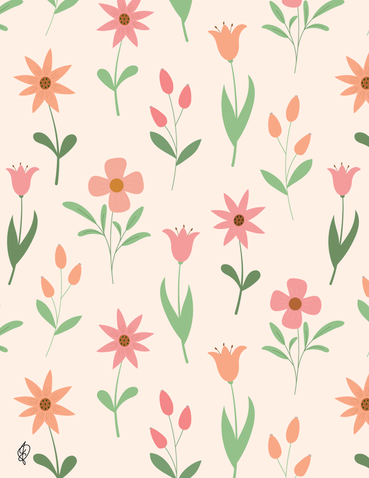 Fleurs pastels